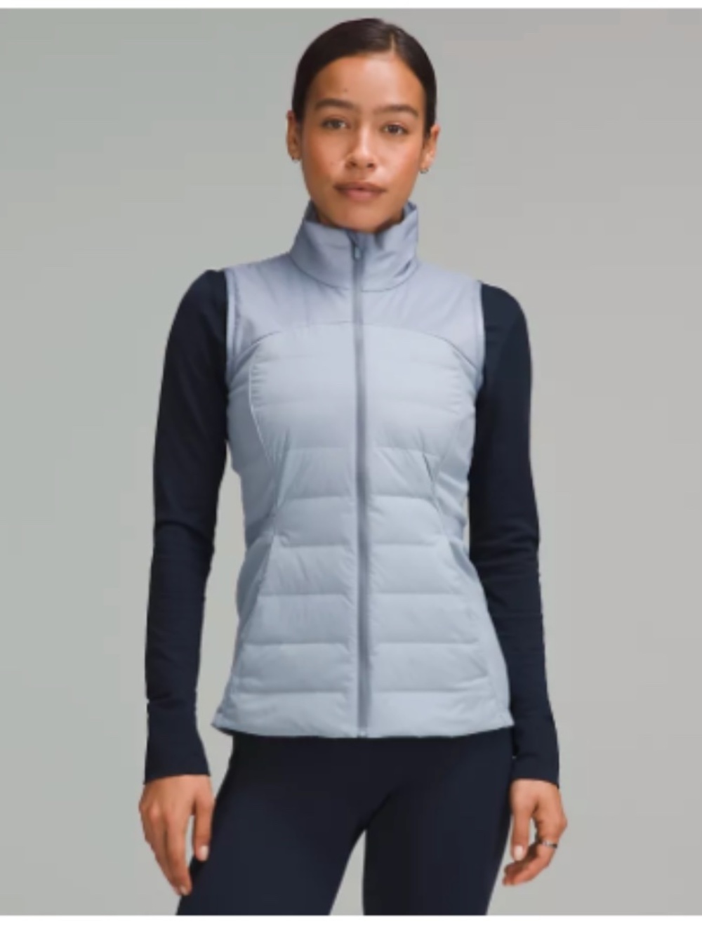 LULULEMON Women's Down for It All Vest | Concrete Blue | Size 8